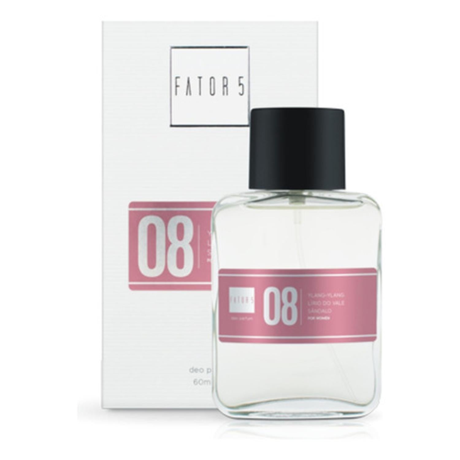 Deo Parfum Nº 08 Fator 5 - Perfume Feminino 60ml