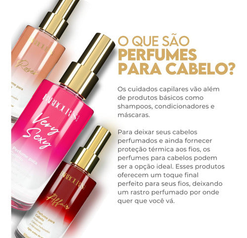 Perfume Capilar E Finalizador Termoativo Very Sexy - Barbour's Beauty - 60 ml Spray