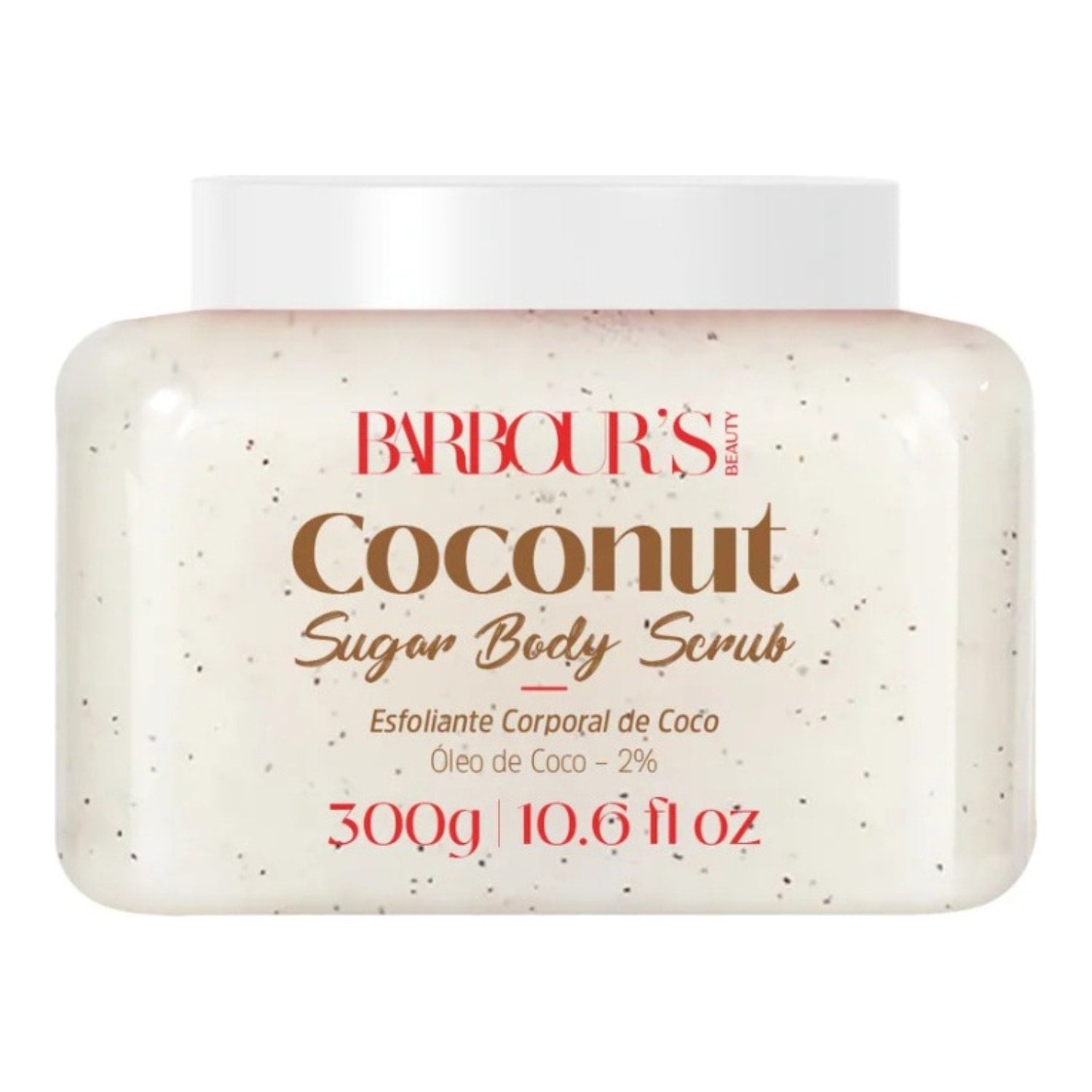 Esfoliante Corporal Banho Limpeza Pele Barbou's Beauty 300g - Coco