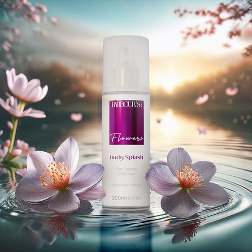 Body Splash Flowers - Deo Colônia - Barbour's Beauty - 200 Ml - Spray