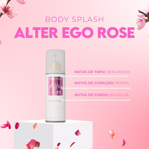 Body Splash Alter Ego Rose - Deo Colônia - Barbour's Beauty - 200 Ml - Spray