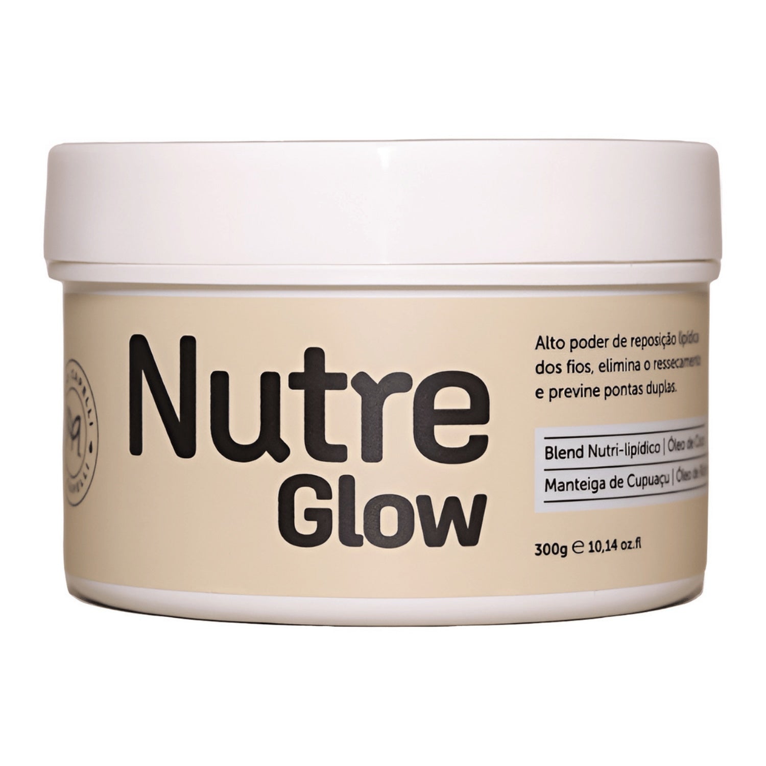 Máscara Nutre Glow Ponta Dupla Ressecamento Mio Capelli 300g