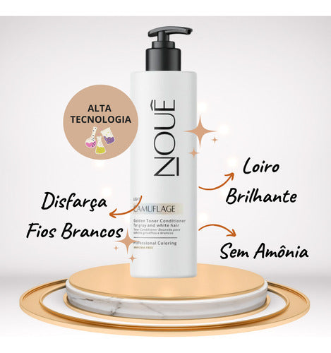 Tonalizante Camuflage Light Para Fios Brancos - Nouê - 140ml