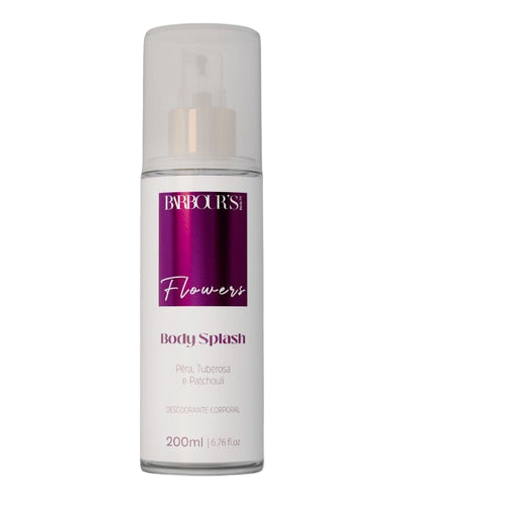 Body Splash Flowers - Deo Colônia - Barbour's Beauty - 200 Ml - Spray