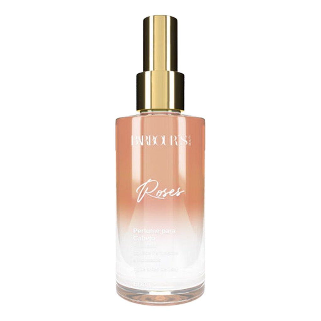 Perfume Capilar E Finalizador Termoativo Roses - Barbour's Beauty - 60 ml Spray