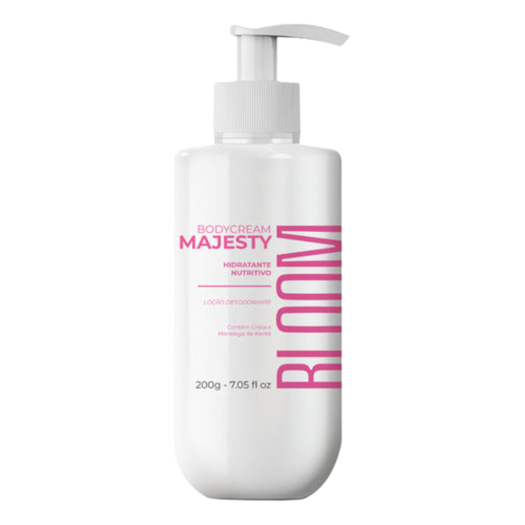 Body Cream Majesty - Loção Hidratante Perfumada Bloom 200 Ml