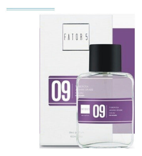 Deo Parfum No 09 - Fator 5 - 60ml - Ref. Olfativa Perfume Feminino Good Girl