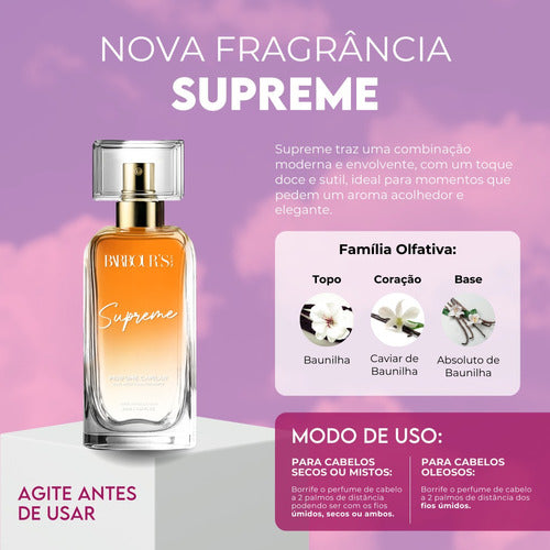 Perfume Capilar E Finalizador Termoativo Supreme - Barbour's Beauty - 50ml Spray