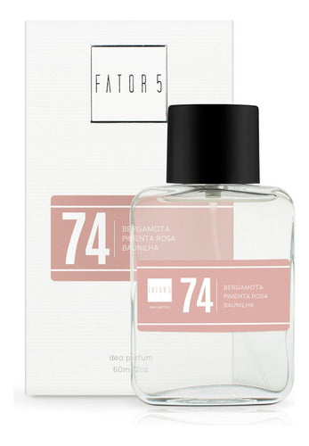 Deo Parfum No 74 - Fator 5 - 60ml - Ref. Olfativa Perfume Feminino Idole