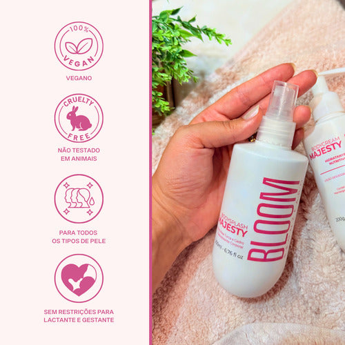 Body Splash Majesty - Deo Colônia - Bloom - 200 Ml - Spray