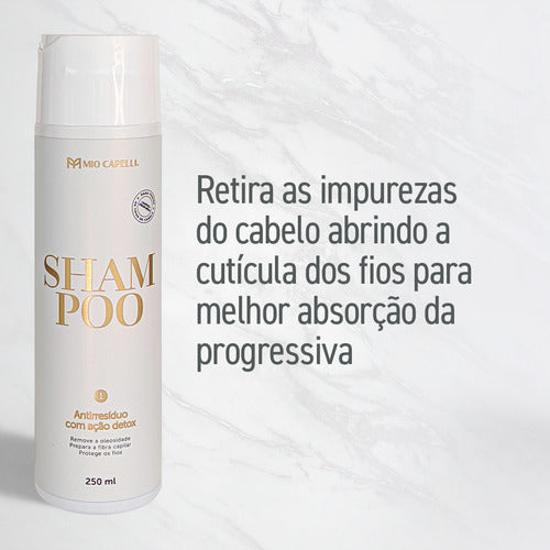 Kit De Progressiva Sem Formol Realinhamento Capilar Mio Capelli