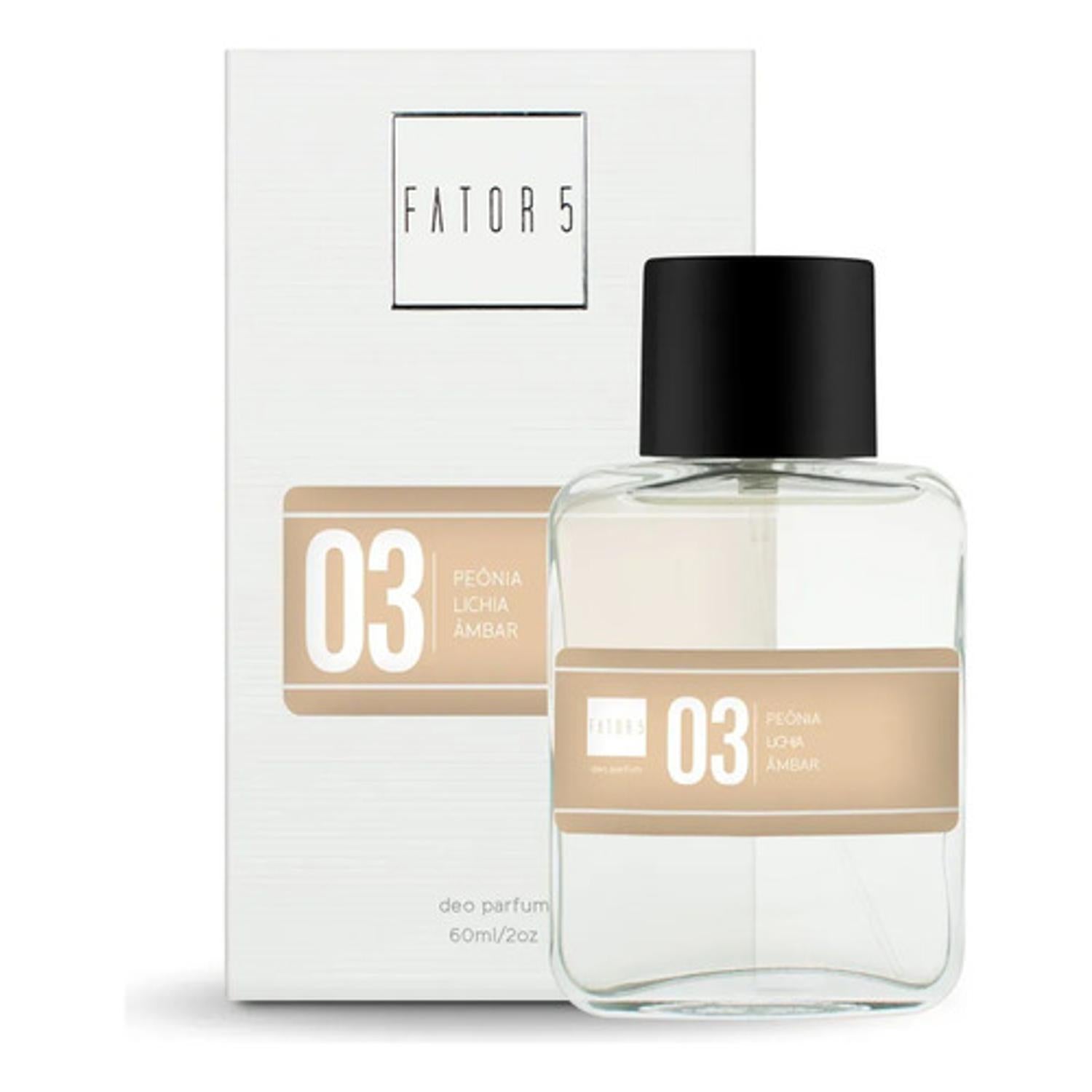 Deo Parfum Nº 03 Fator 5 - Perfume Feminino 60ml