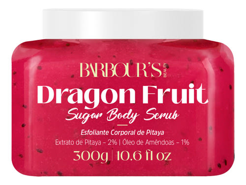 Esfoliante Corporal Banho Limpeza Pele Barbou's Beauty 300g - Pitaya