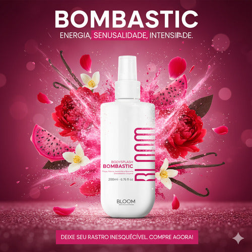 Body Splash Bombastic - Deo Colônia - Bloom - 200 Ml - Spray