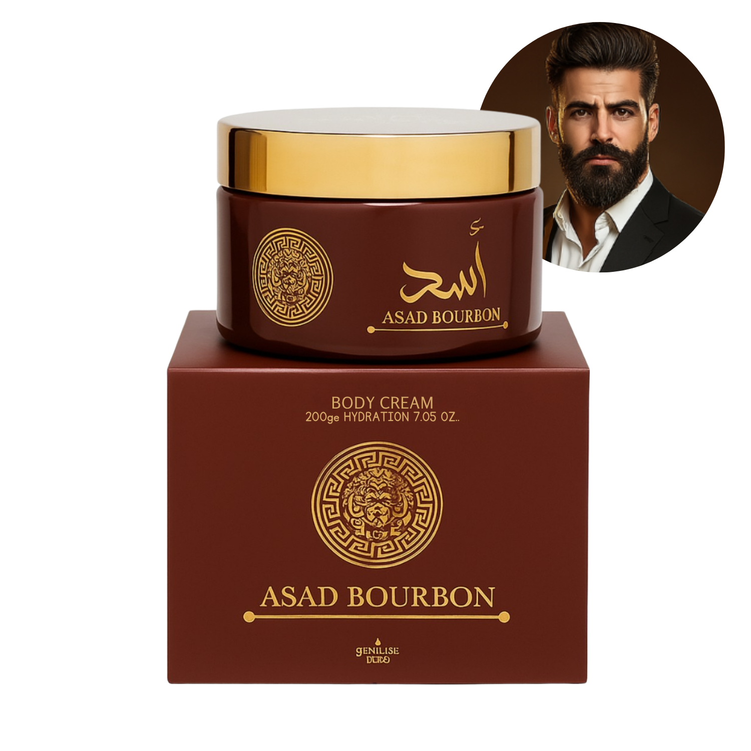 Pasta Hidratante Asad Bourbon - Isabelle La Belle - 200g