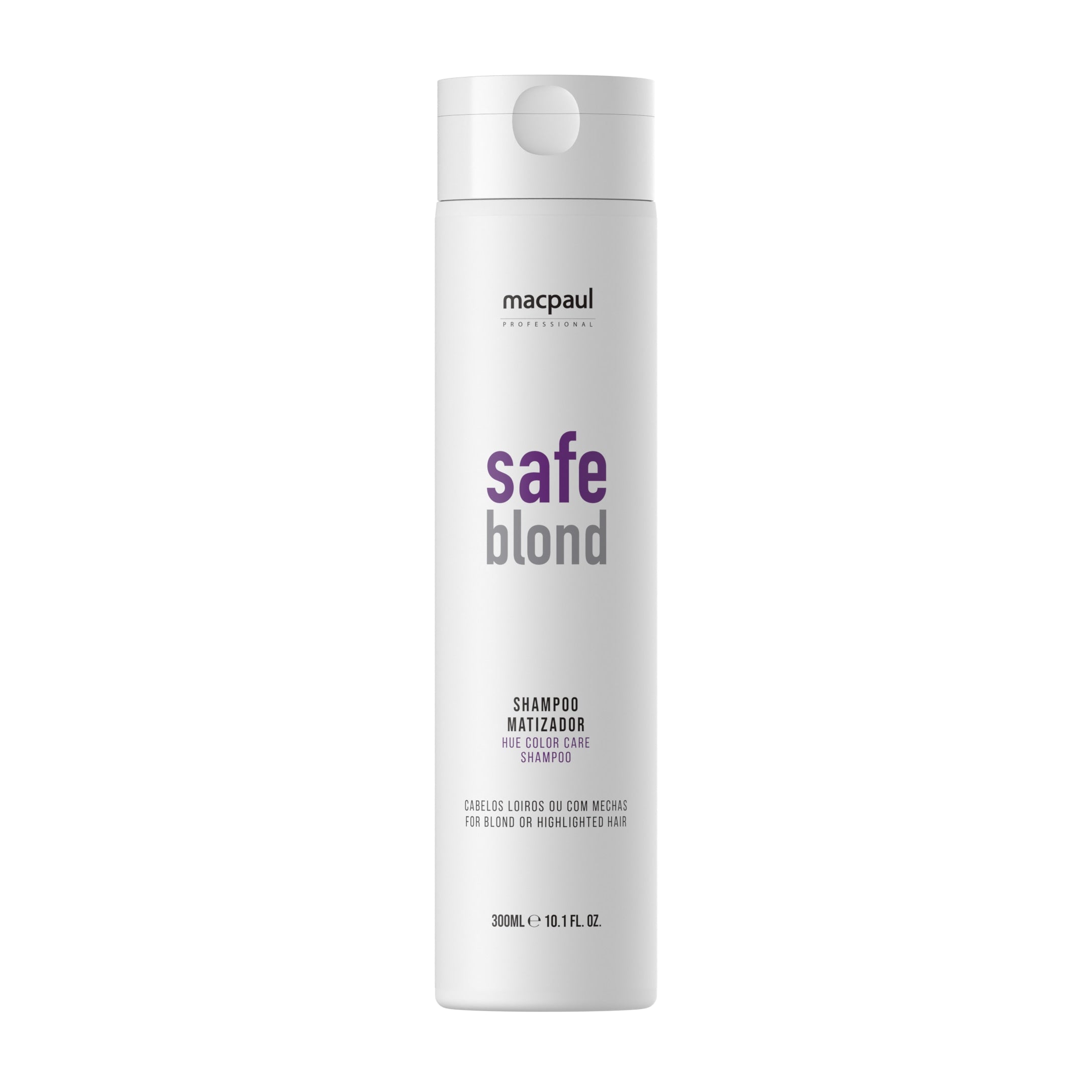 Shampoo Matizador Safe Blond Macpaul Loiro E Grisalho 300ml