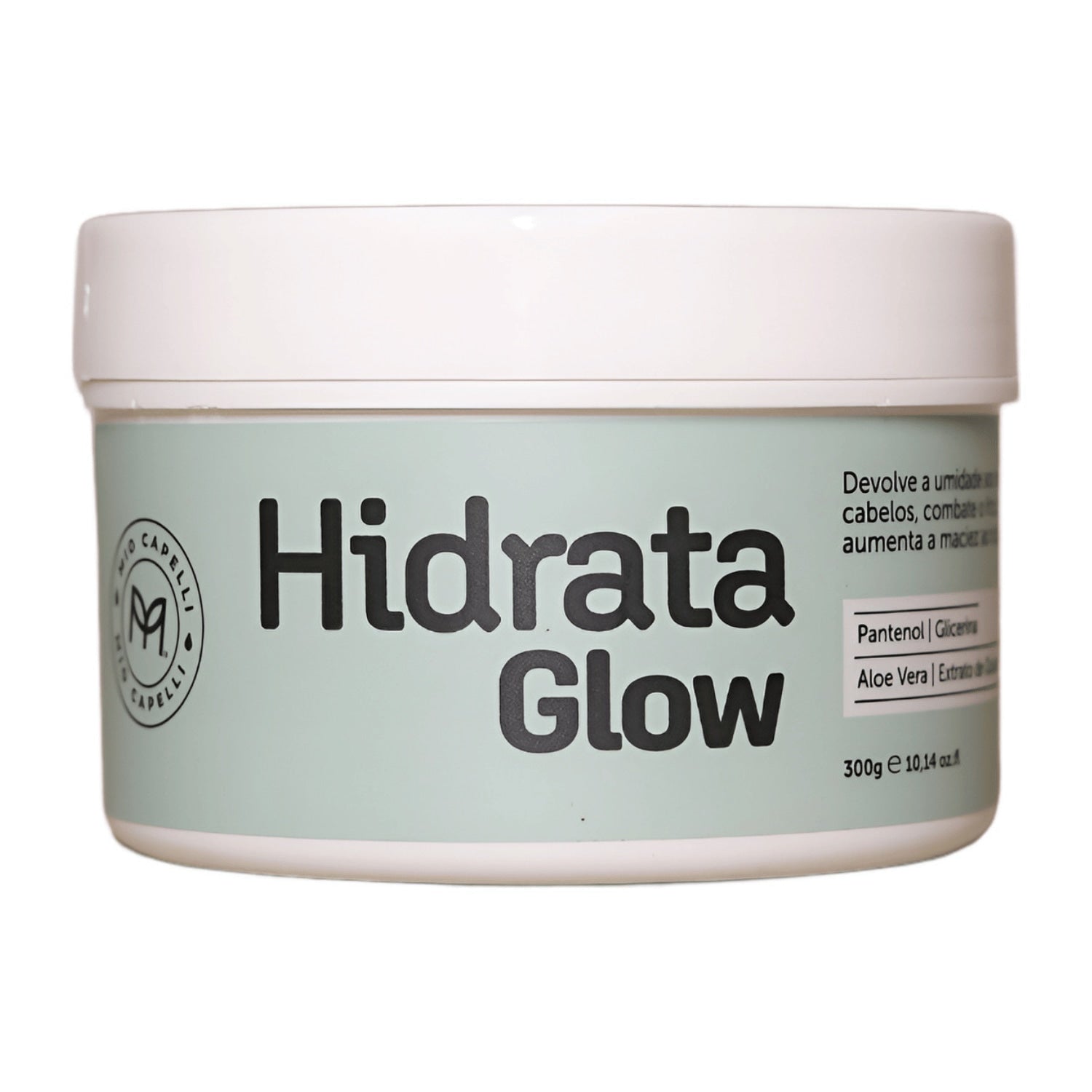 Máscara Hidrata Glow Maciez Brilho Capilar Mio Capelli 300g