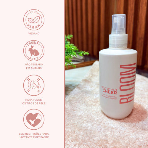 Body Cream Cheer - Loção Hidratante Perfumada - Bloom - 200 Ml