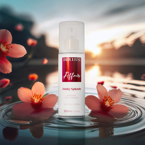 Body Splash Affair - Deo Colônia - Barbour's Beauty - 200 Ml - Spray