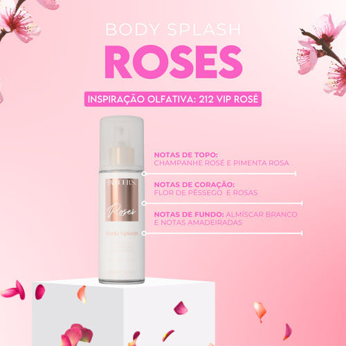 Body Splash Roses - Deo Colônia - Barbour's Beauty - 200 Ml - Spray