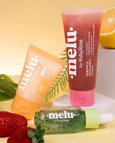 Sabonete Esfoliante Facial Melu Ruby Rose Tutti Frutti 75g