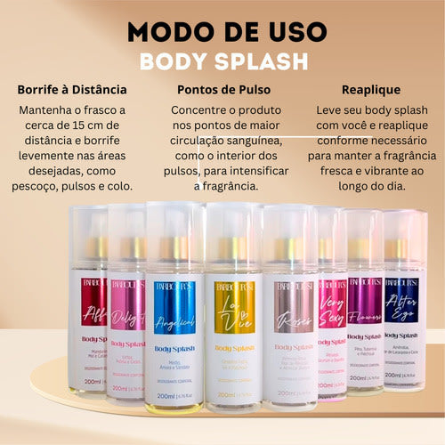 Body Splash Roses - Deo Colônia - Barbour's Beauty - 200 Ml - Spray
