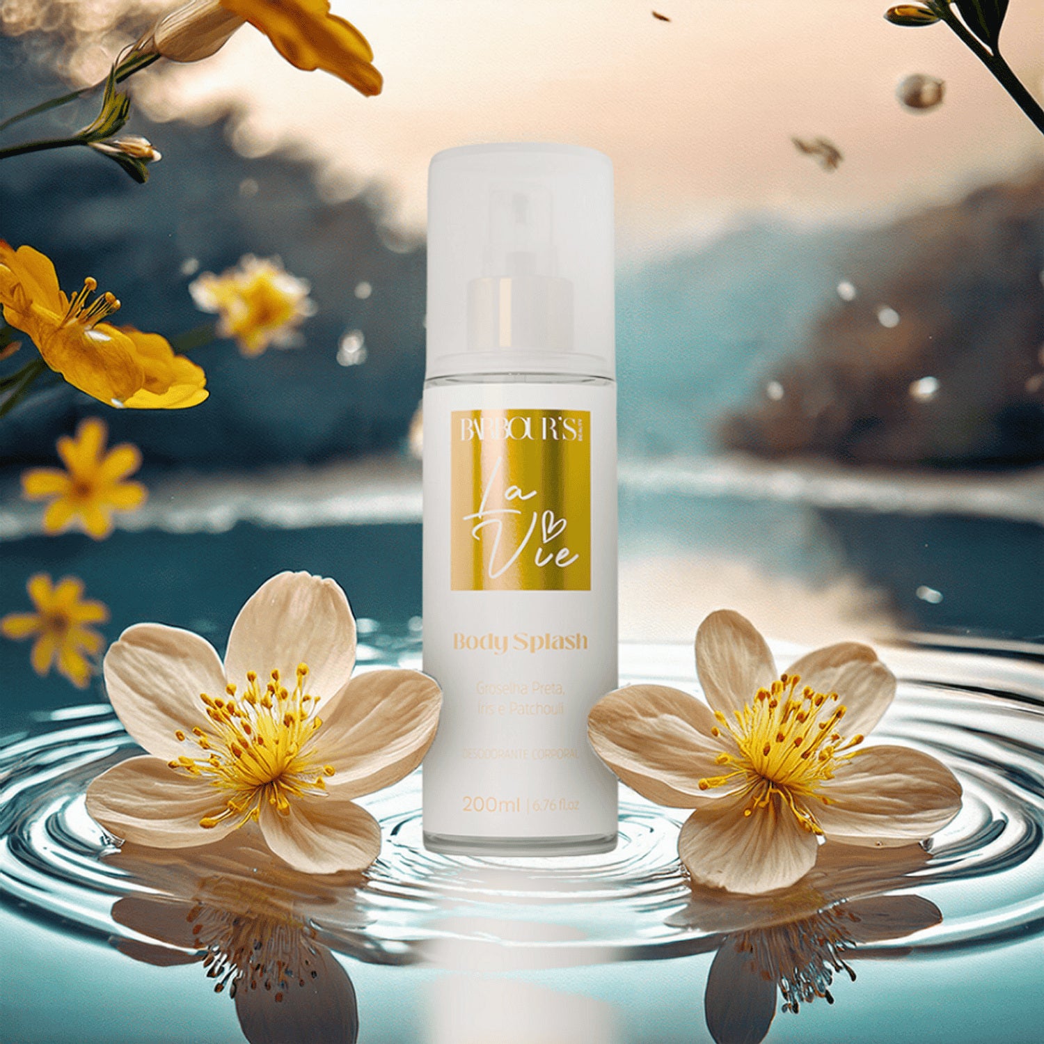 Body Splash La Vie - Deo Colônia - Barbour's Beauty - 200 Ml - Spray