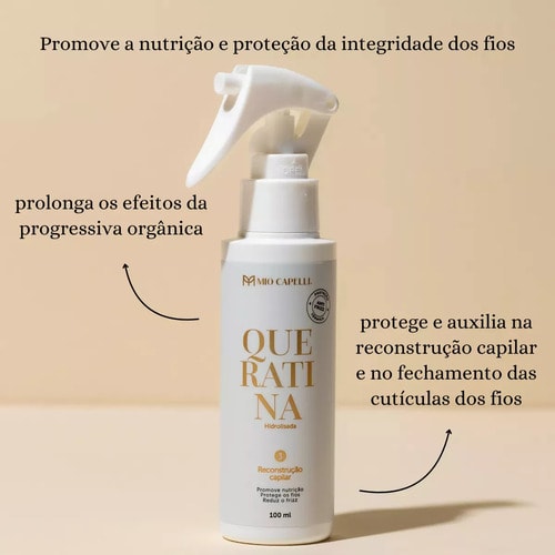 Kit Progressiva Orgânica Sem Formol Loiros Mio Capelli 500ml