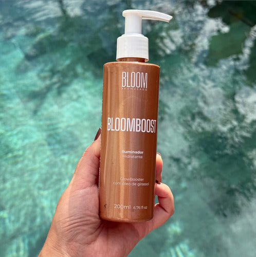 Iluminador Corporal Bloomboost Dourado Bloom Bronzeado 200ml
