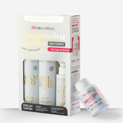 Kit De Progressiva Sem Formol Realinhamento Capilar Mio Capelli