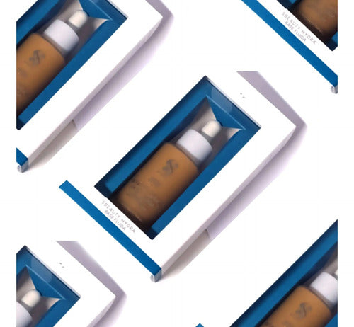 Base Fluida H3 - Hydra Sbeauty 30ml - Resistente Água, Hidratação 72h, Acabamento Matte Natural