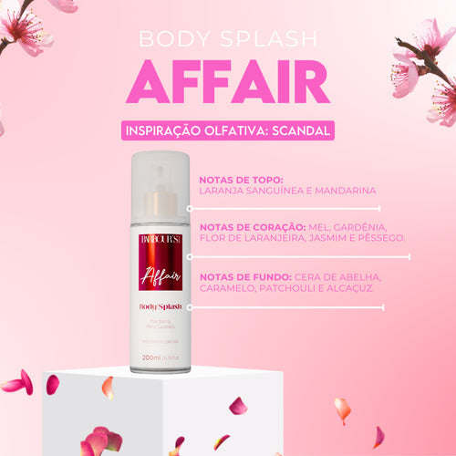 Body Splash Affair - Deo Colônia - Barbour's Beauty - 200 Ml - Spray