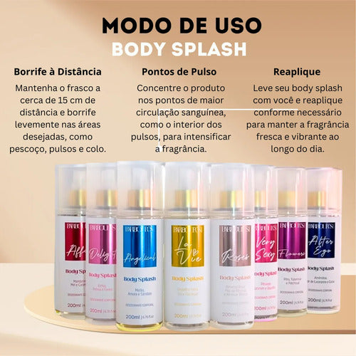 Body Splash Sienna Glow - Deo Colônia - Barbour's Beauty - 200 Ml - Spray