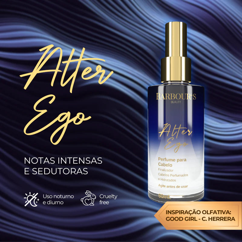 Perfume Capilar E Finalizador Termoativo Alter Ego - Barbour's Beauty - 60 ml Spray