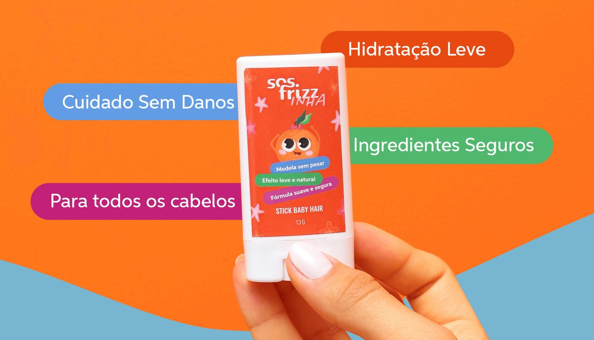 Stick Baby Hair - Cera Fixadora Infantil - Sos Frizz 13g