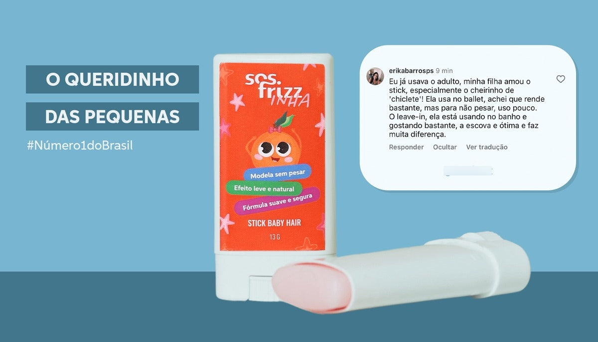 Stick Baby Hair - Cera Fixadora Infantil - Sos Frizz 13g