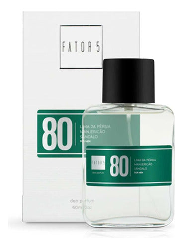 Deo Parfum No 80 - Fator 5 - 60ml - Ref. Olfativa Perfume Masculino Armani