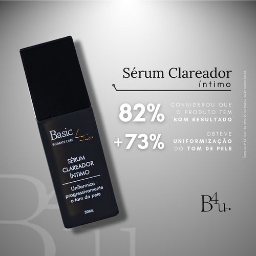 Sérum Clareador Íntimo Basic4u 30ml Pele Axila Virilha Clara