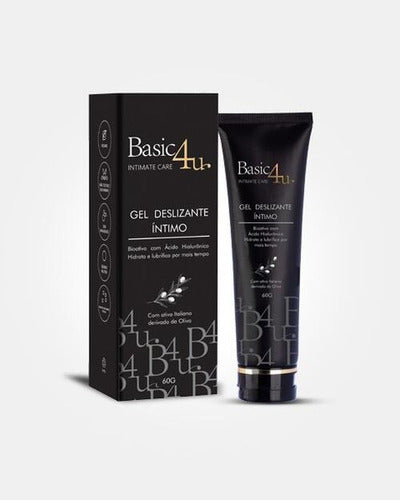 Gel Deslizante Íntimo Basic4u 60g - Lubrificação Hidratação