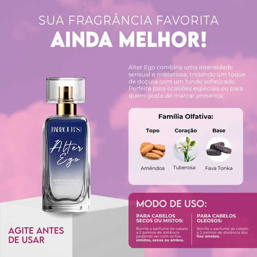 Perfume Para Cabelo Finalizador Termoativo Alter Ego - Barbour's Beauty 50ml