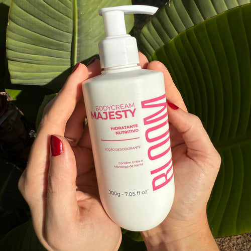 Body Cream Majesty - Loção Hidratante Perfumada Bloom 200 Ml