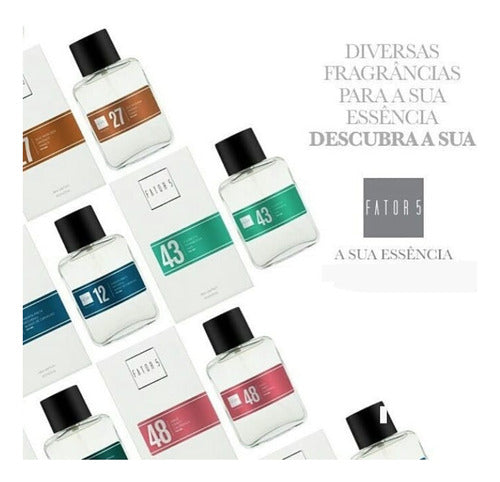 Deo Parfum No 12 - Fator 5 - 60ml - Ref. Olfativa Perfume Masculino Azzaro
