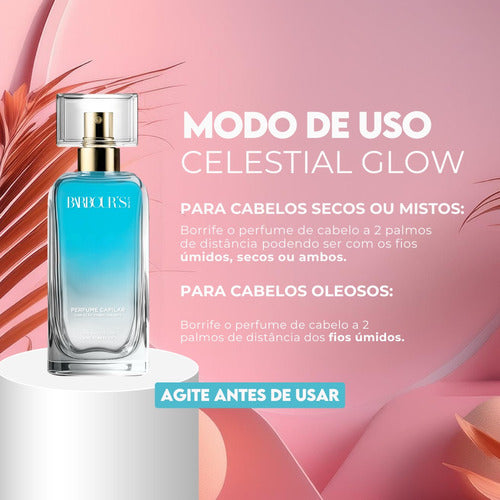 Perfume Para Cabelo Finalizador Termoativo Angelical - Celestial Glow - Barbour's Beauty - 50ml Spray