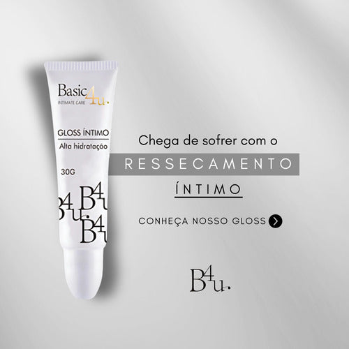 Gloss Íntimo Hidrata Maciez Ácido Hialurônico - Basic4u 30ml