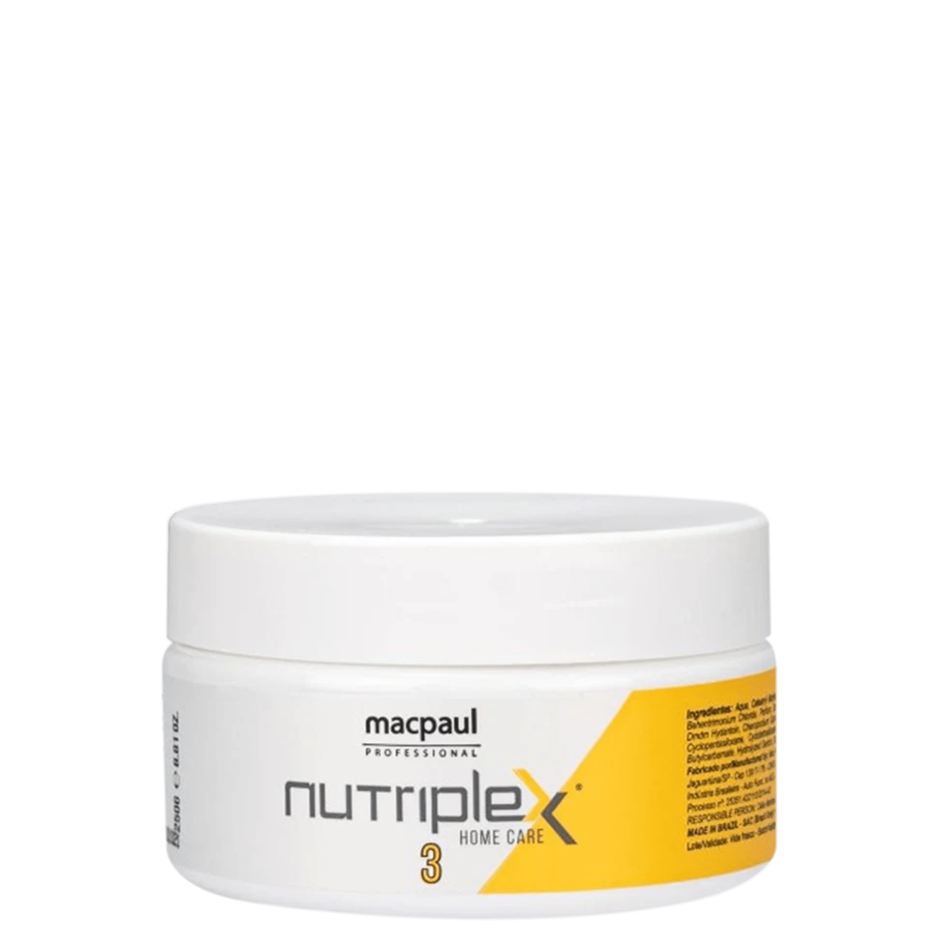 Máscara Para Hidratação Linha Nutriplex Nº3 Macpaul 250g