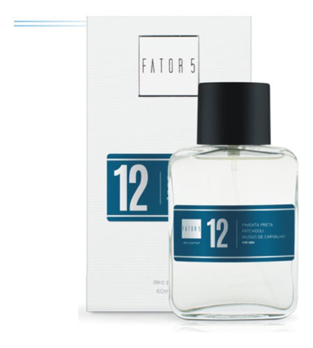 Deo Parfum No 12 - Fator 5 - 60ml - Ref. Olfativa Perfume Masculino Azzaro