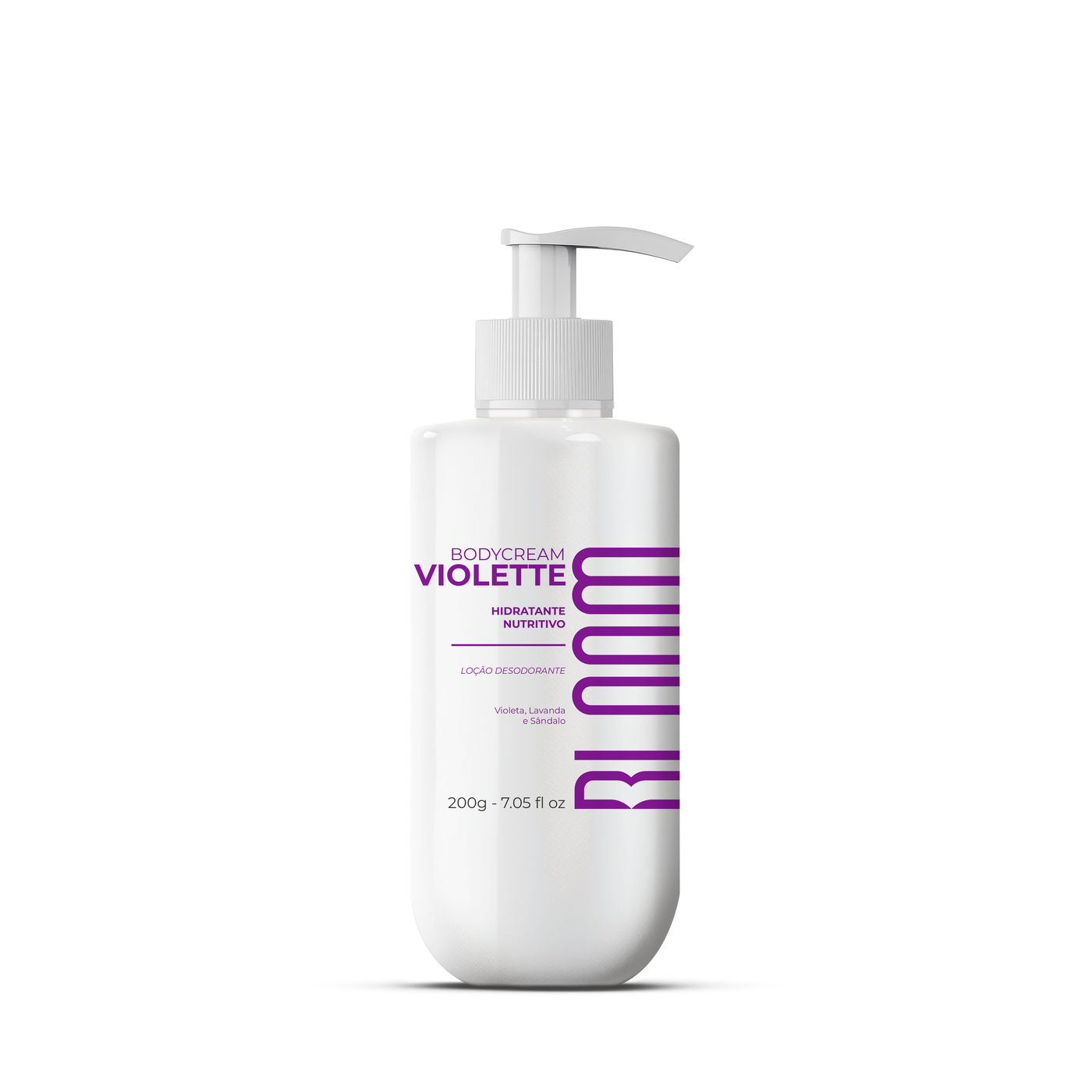 Body Cream Violette Loção Hidratante Perfumada Bloom 200 Ml