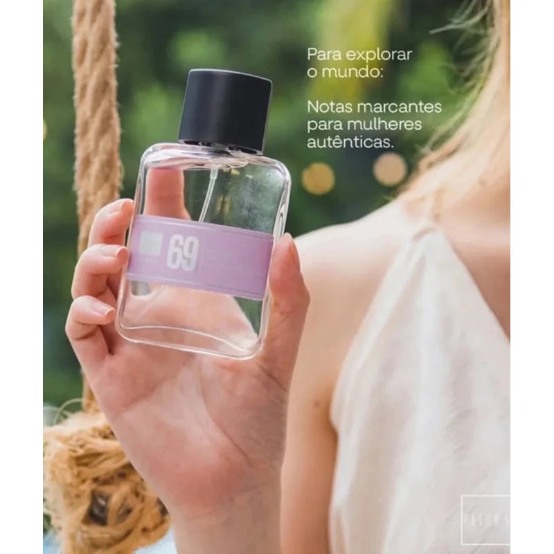 Deo Parfum Nº 69 - Fator 5 - 60ml - Perfume Feminino - bergamota, tuberosa, baunilha de madagascar