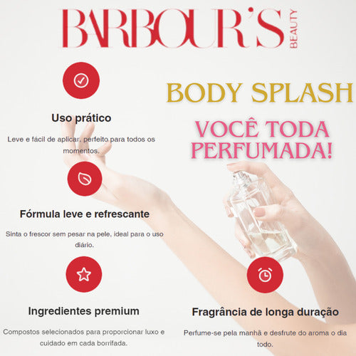 Body Splash Essence Bloom - Deo Colônia - Barbour's Beauty - 200 Ml - Spray